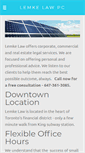 Mobile Screenshot of lemkelaw.com